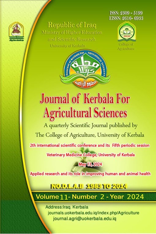 					View Vol. 11 No. 2 (2024): The second International Scientific Conference, along with its third periodic session, was held under the theme: "Applied Research and Its Role in Improving Human and Animal Health." The event took place at the College of Veterinary Medicine, University of Karbala, in May 13, 2024.
				