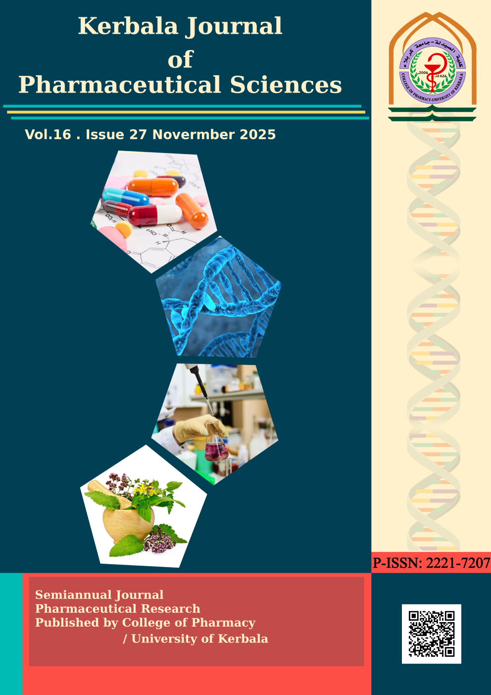 					View Vol. 16 No. 27 (2025): Kerbala Journal of Pharmaceutical Sciences
				